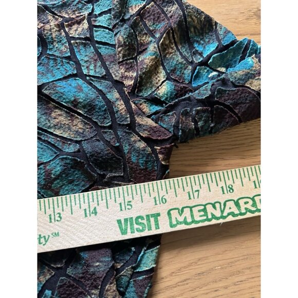 Suzie Couture Blouse Size Petite Large PL Y2K Fairy Whimsigoth Floral Festival - Picture 5 of 9